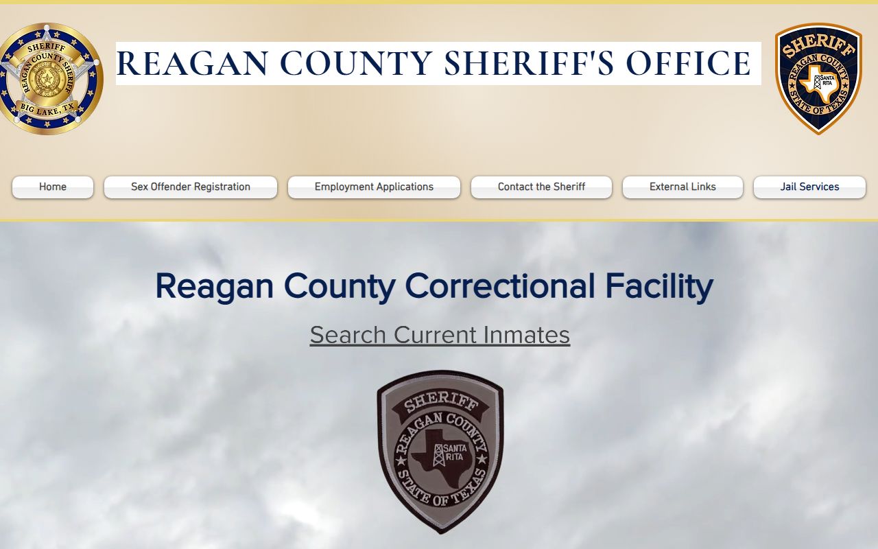 Reagan County inmate population jail services and roster links